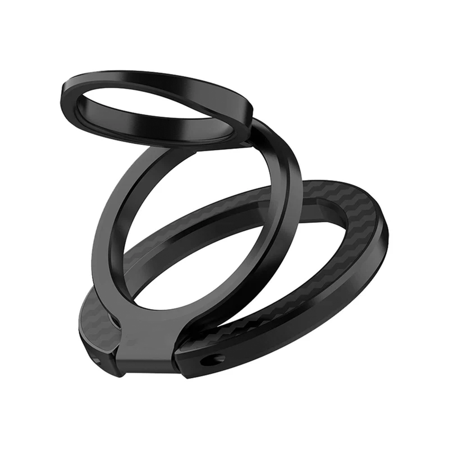 Triple Loop Rotatable Magnetic Phone Grip, Ultra-Slim Foldable Smartphone Holder With Multi-Angle Support Holder