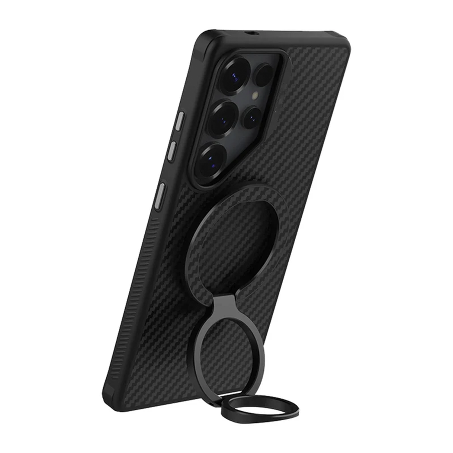 Triple Loop Rotatable Magnetic Phone Grip, Ultra-Slim Foldable Smartphone Holder With Multi-Angle Support Holder