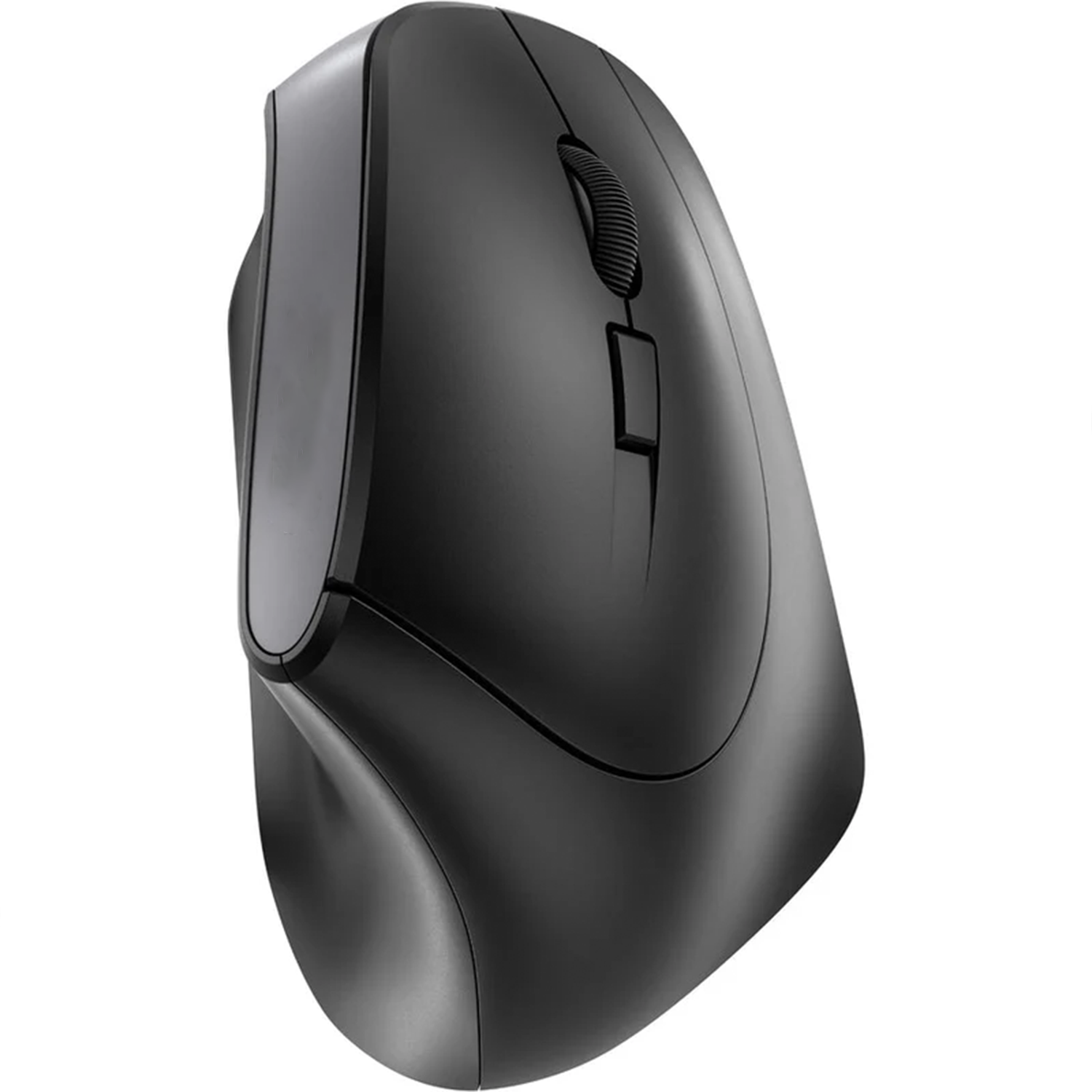 Vertical Contoured Wireless Computer Mouse, Ergonomic Wrist-Friendly Cursor Device For Extended Office And Study Use