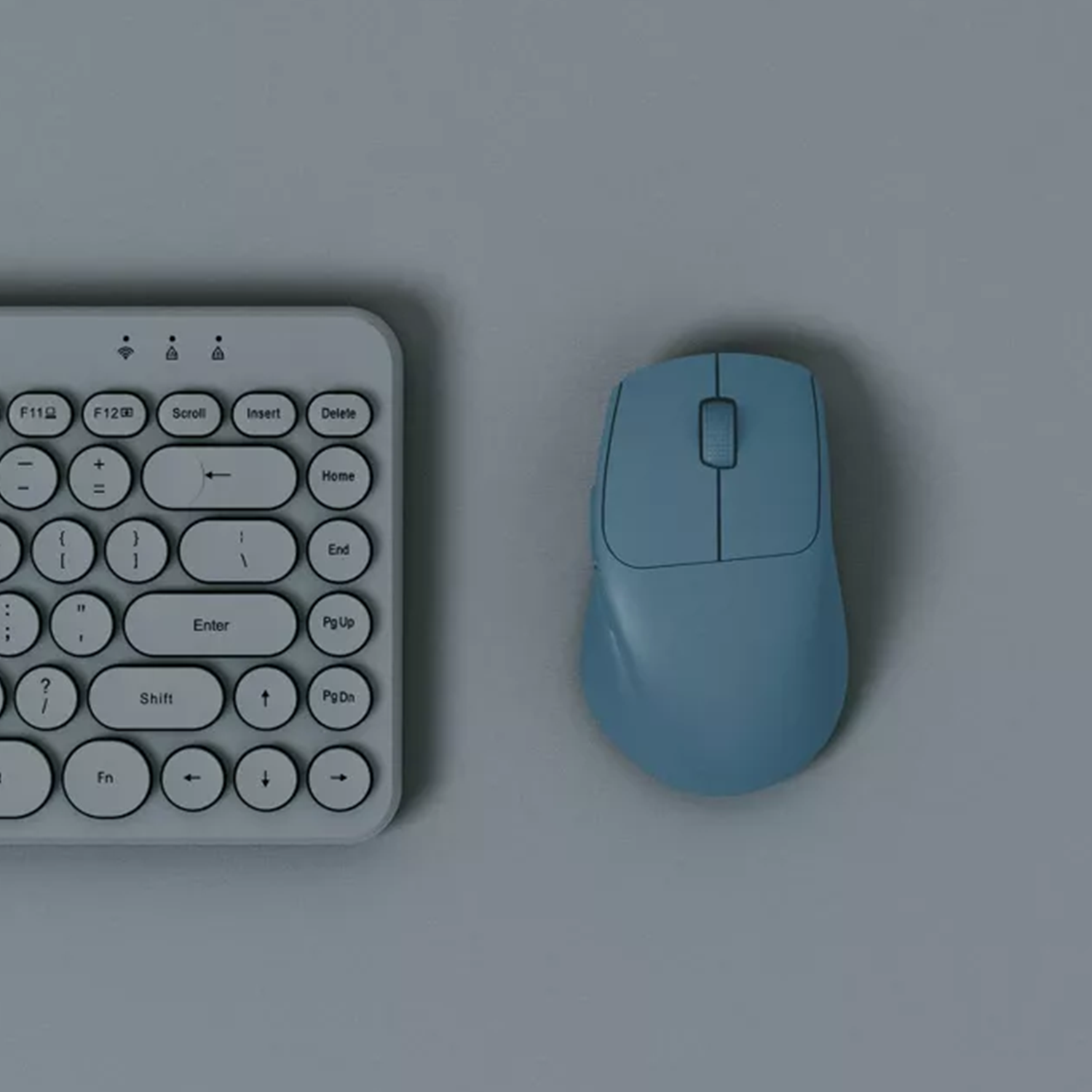 Curved Profile Rechargeable Wireless Mouse, Multi-Button Cordless Cursor With Neat Cable-Free Layout For Home And Workplace
