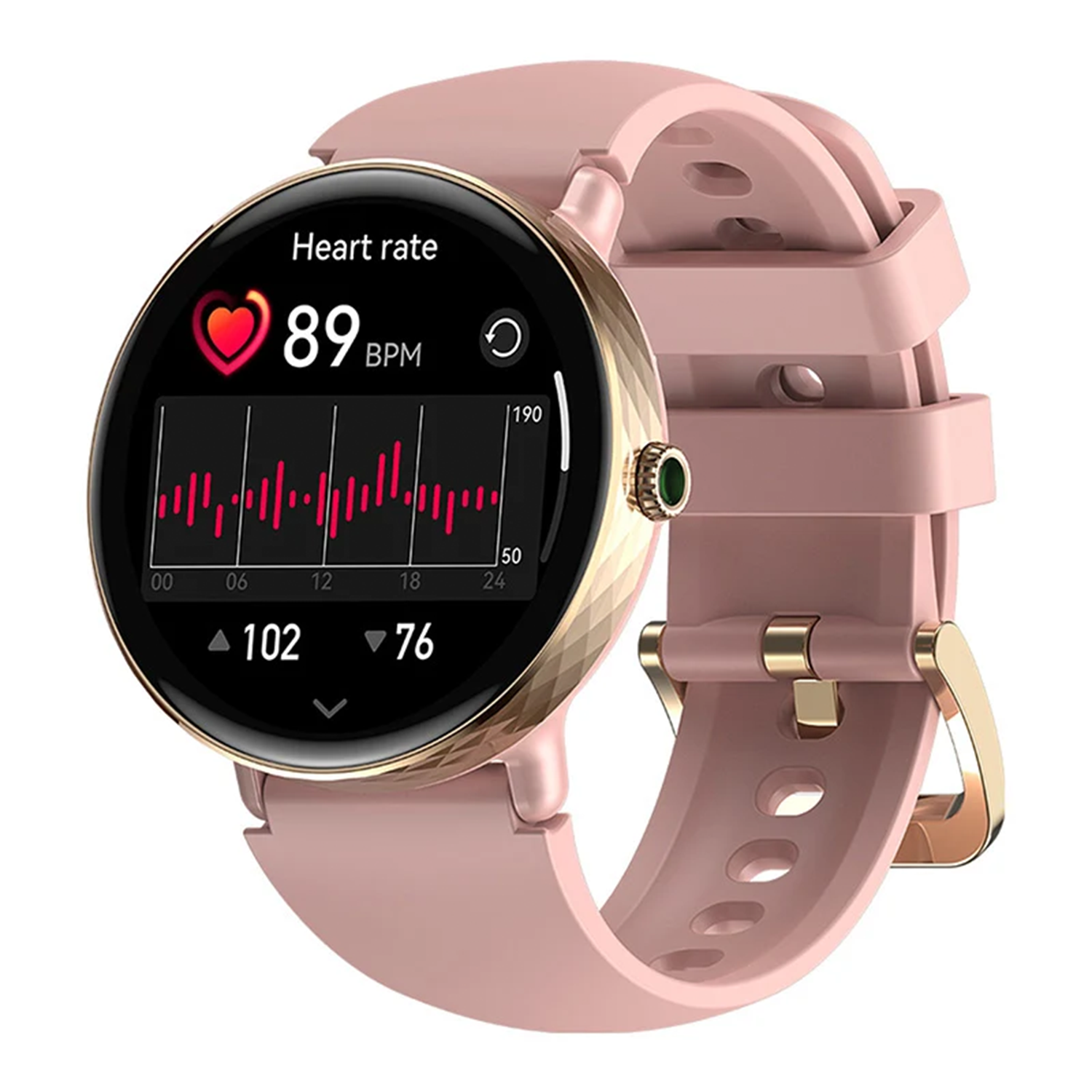Round Amoled Ladies Smart Watch, Stylish Slim Fitness Wrist Wear With Interchangeable Straps And Multi-Mode Activity Tracking